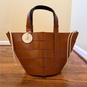 STAUD- Diamond Leather Tote NWT
